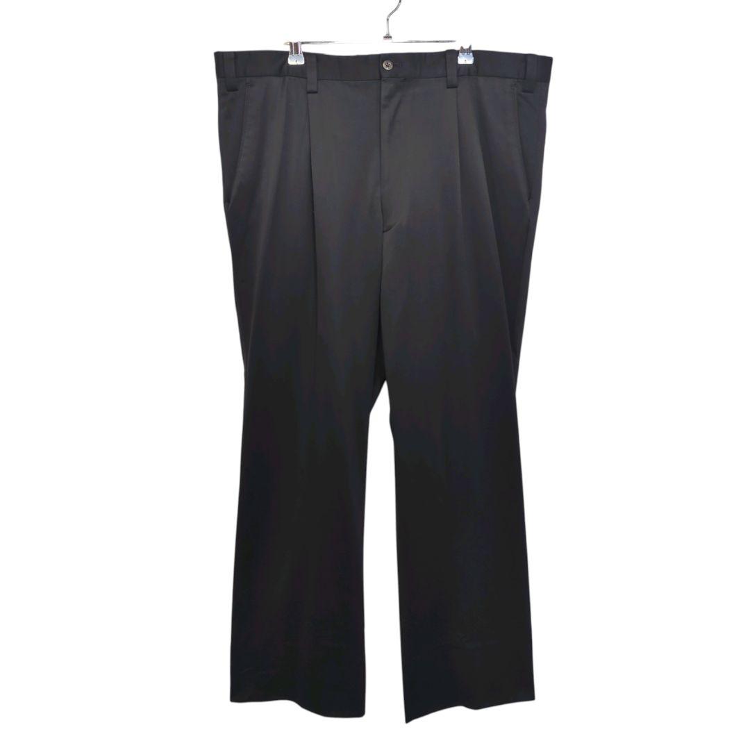 良品 マンシングウェア Munsingwear スラックス 100 黒 蓄熱