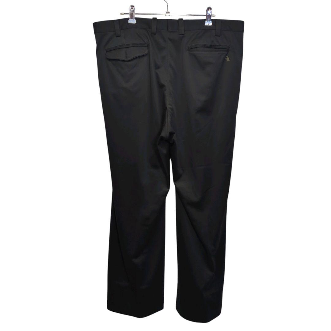 良品 マンシングウェア Munsingwear スラックス 100 黒 蓄熱