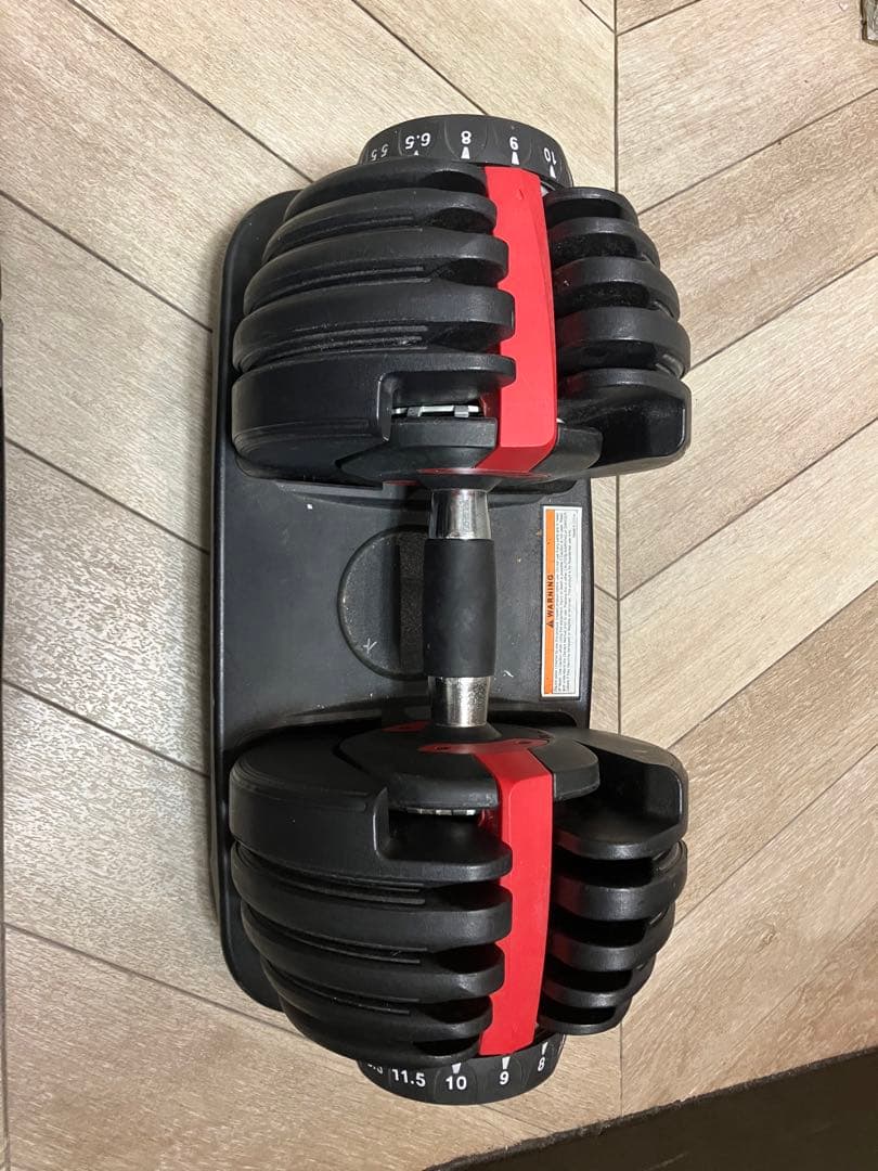p*u様 可変式ダンベル 24.5kg 2個セット＋ベンチ台　3点セット　直接引