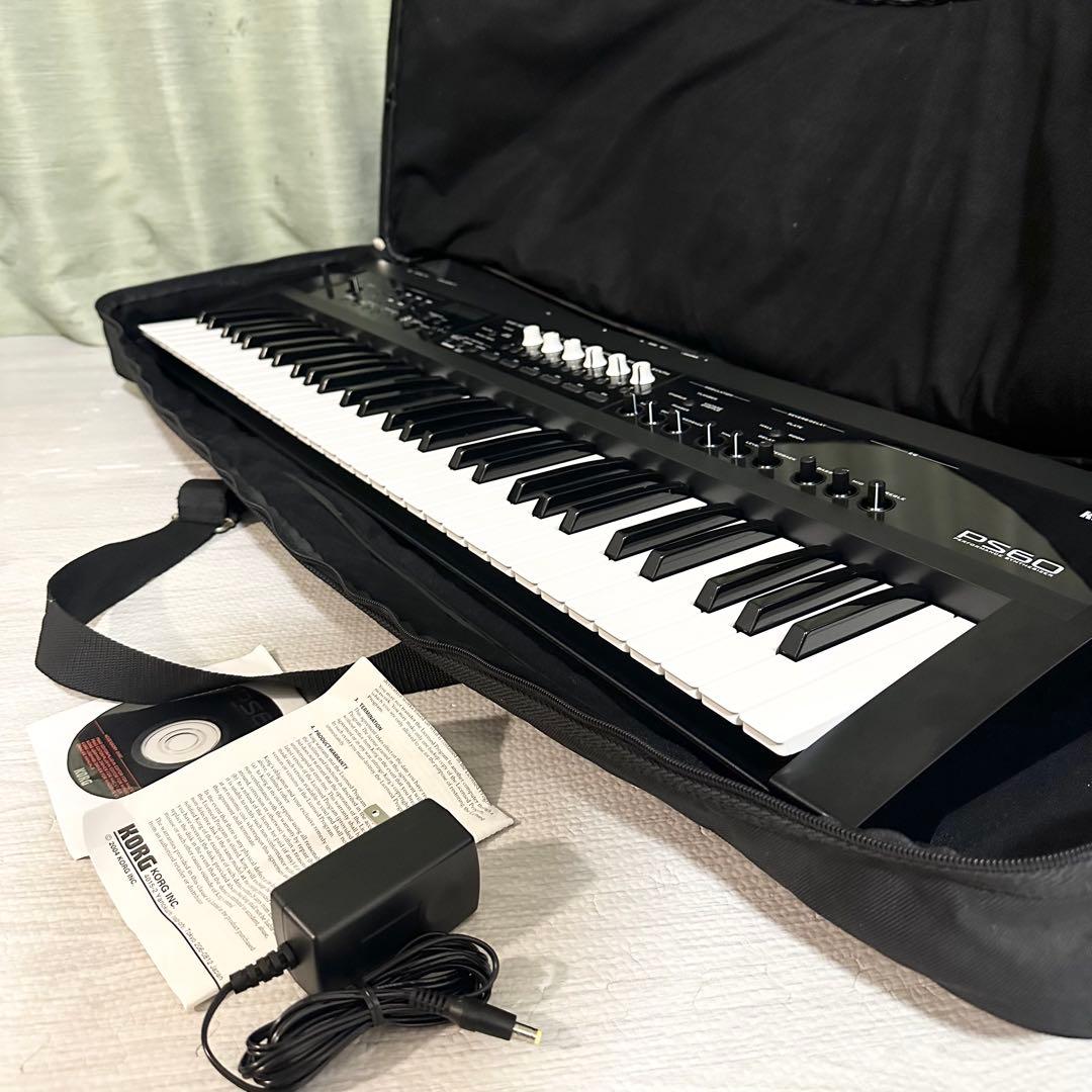 KORG PS60 シンセサイザー 61鍵 ソフトケース付 動作品 美品