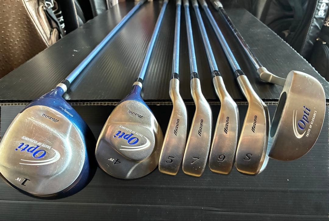 Mizuno.Opti.レディースハーフセット.7本（キャディバック付）