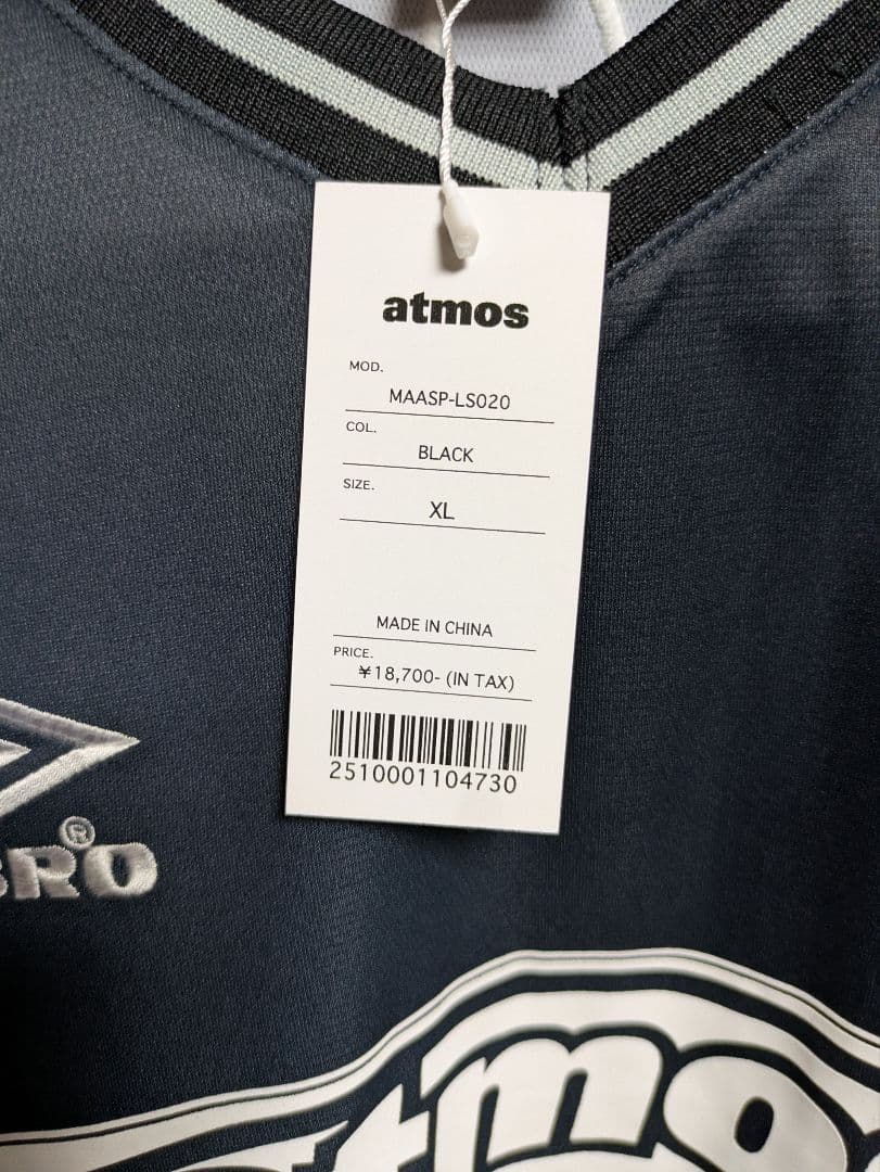 Umbro × atmos 長袖シャツ