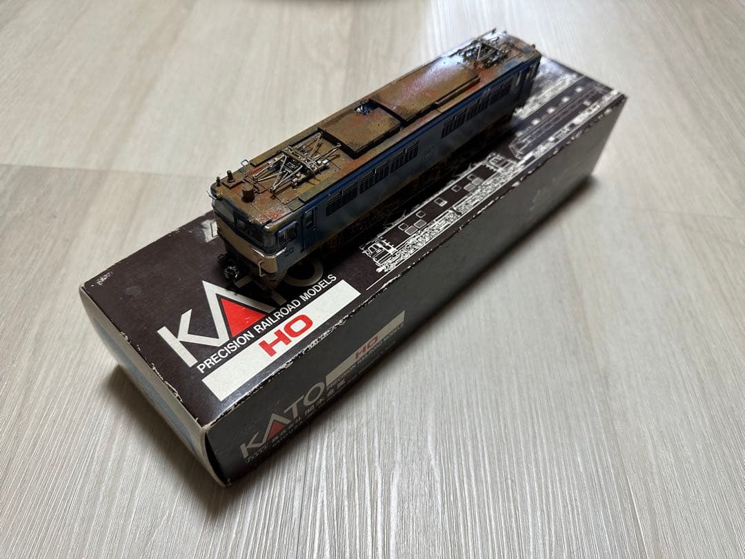 KATO HOゲージ　EF65 0番台　一般色　1-304 鉄道模型電気機関車