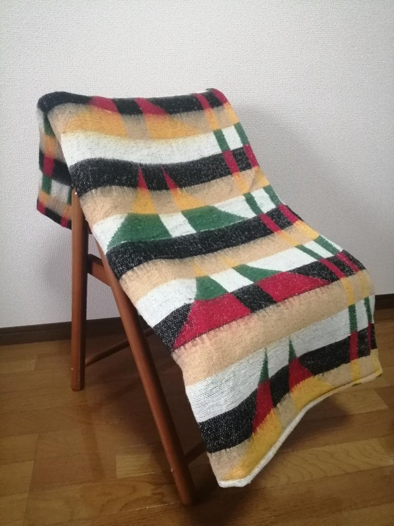 た*け様 オランダ TETEM ヴィンテージ ウール ブランケット 60's 7