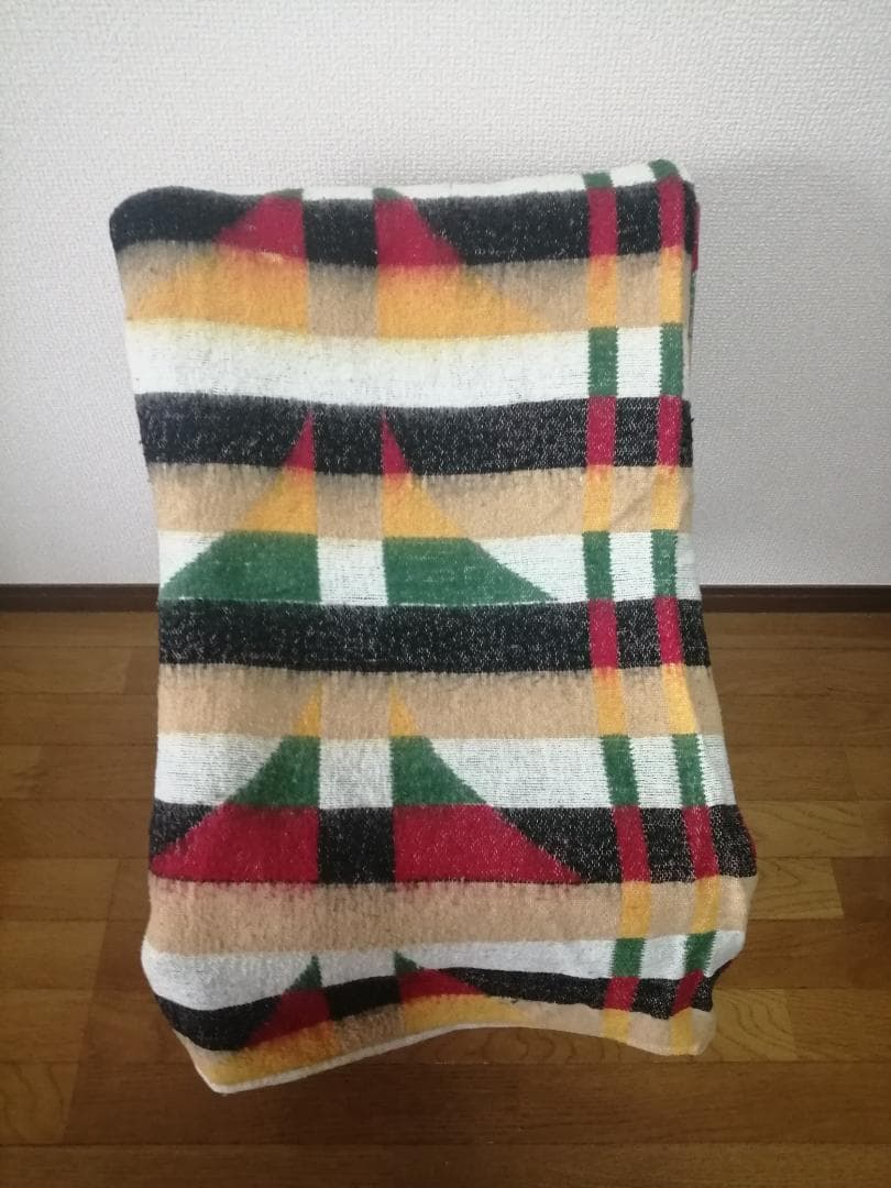 た*け様 オランダ TETEM ヴィンテージ ウール ブランケット 60's 7