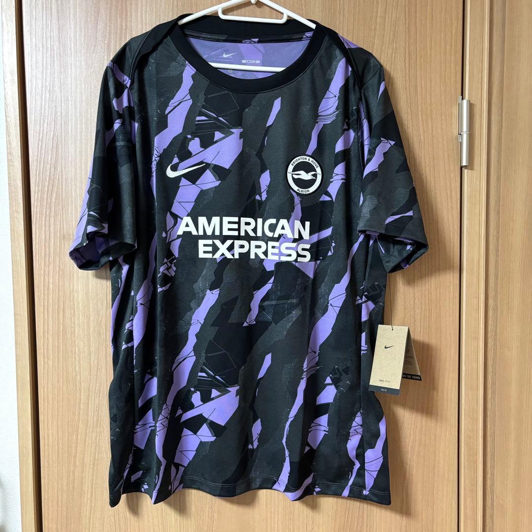 ブライトン　アウェイ　ウォームアップシャツ　XL