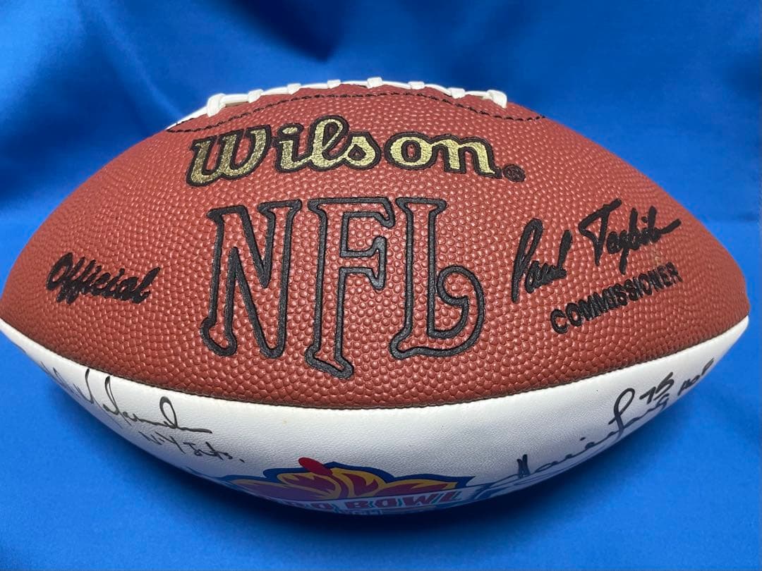 2000年NFLプロボウルロゴ入り直筆サインボール