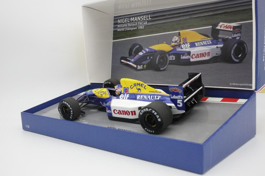 コペンオジイ1/18 ウィリアムズ FW14B N.マンセル チャンピオン