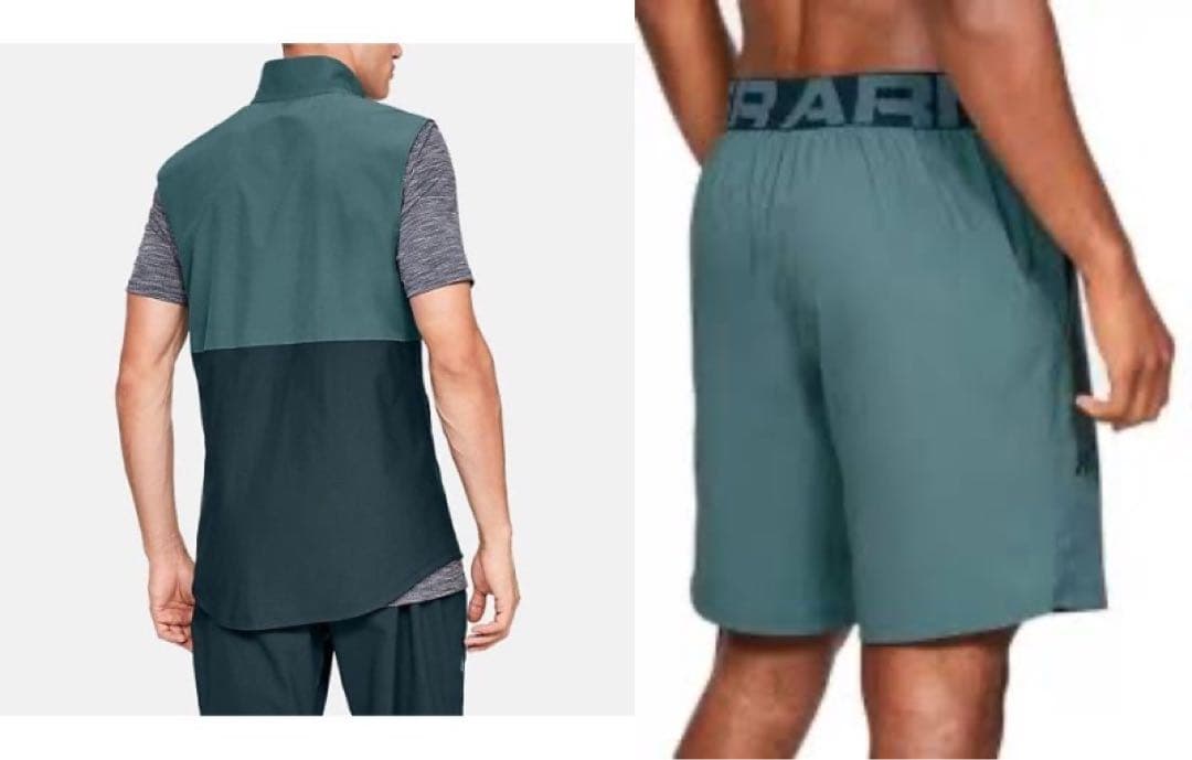 送料無料 新品 underarmour バニッシュ ベスト& ショーツ S