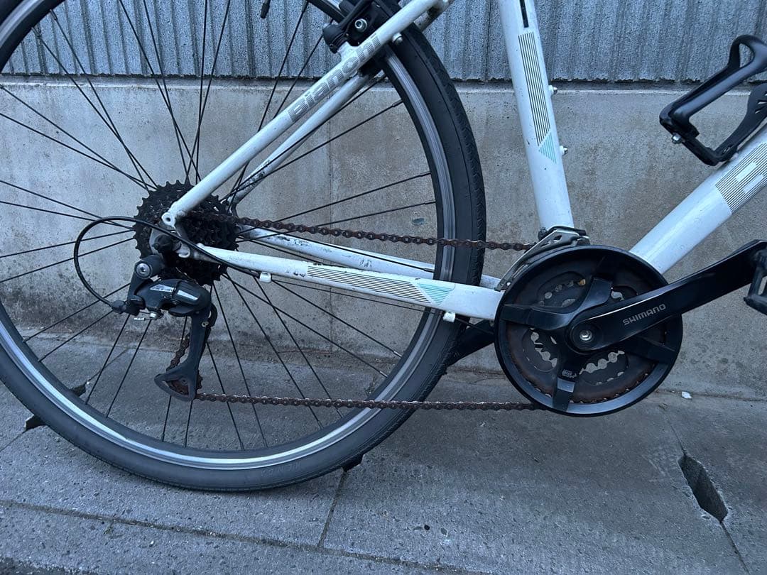 Bianchi クロスバイク ホワイト 700c