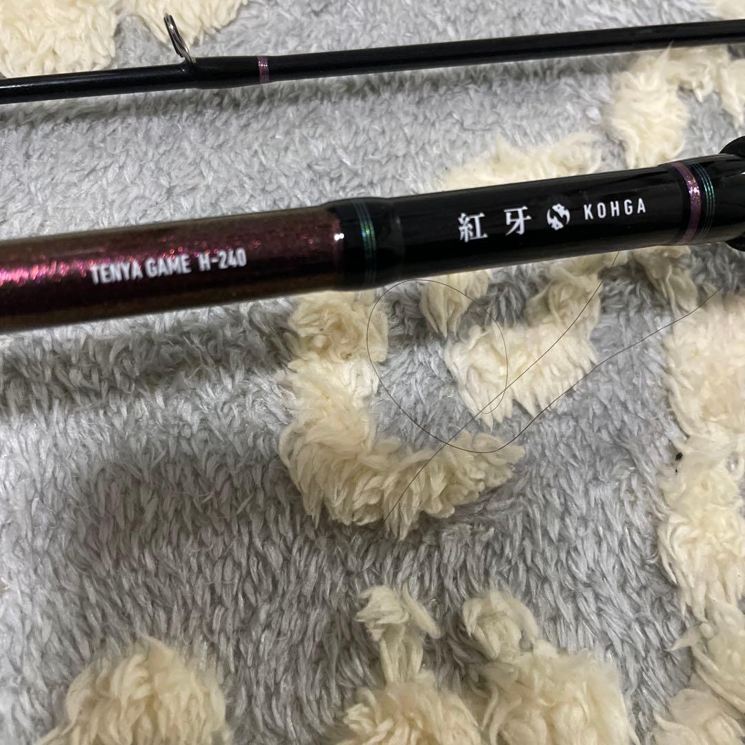 ダイワDAIWA紅牙テンヤ タイラバロッド スピニング使用