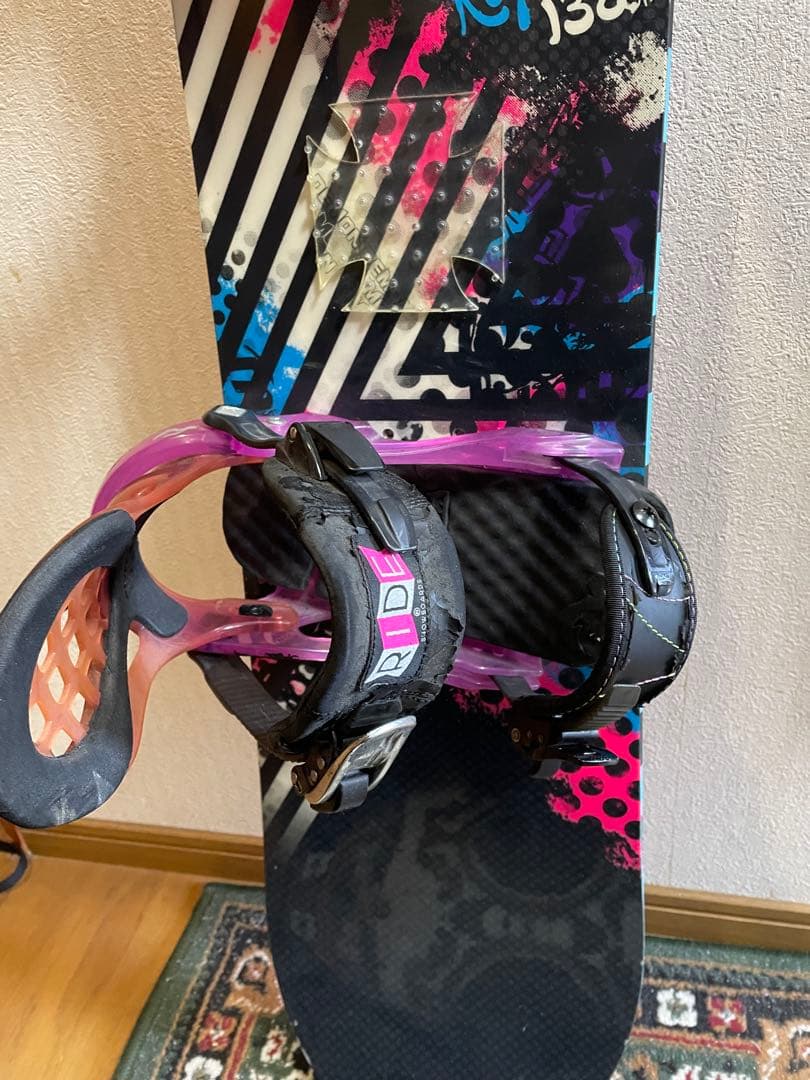 RIDE rupture138cm RIDEビンディング付き