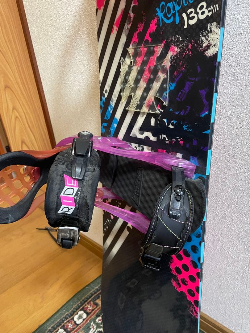 RIDE rupture138cm RIDEビンディング付き