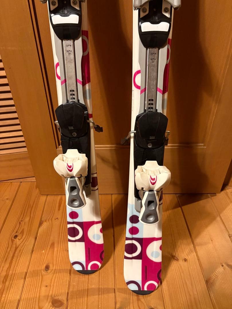 サロモンショートスキー ビンディング付き　120cm