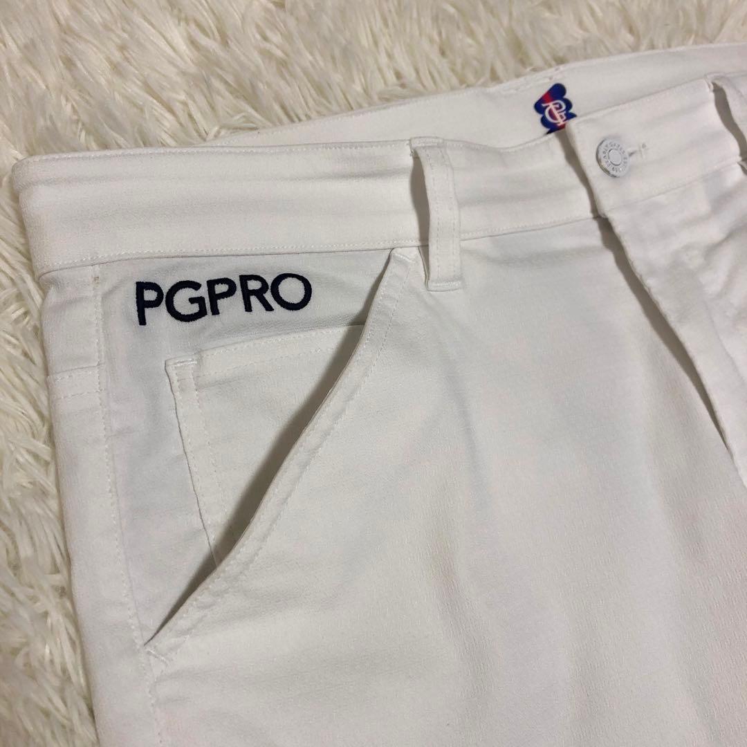 PGPRO Pearly Gates ゴルフパンツ　ホワイト パーリーゲイツ