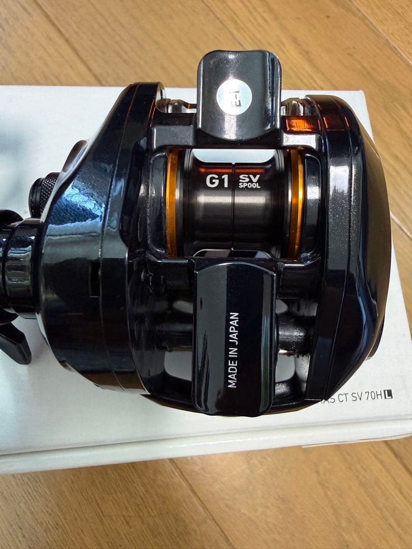美品　DAIWA ALPHAS CT SV 70HL ベイトリール