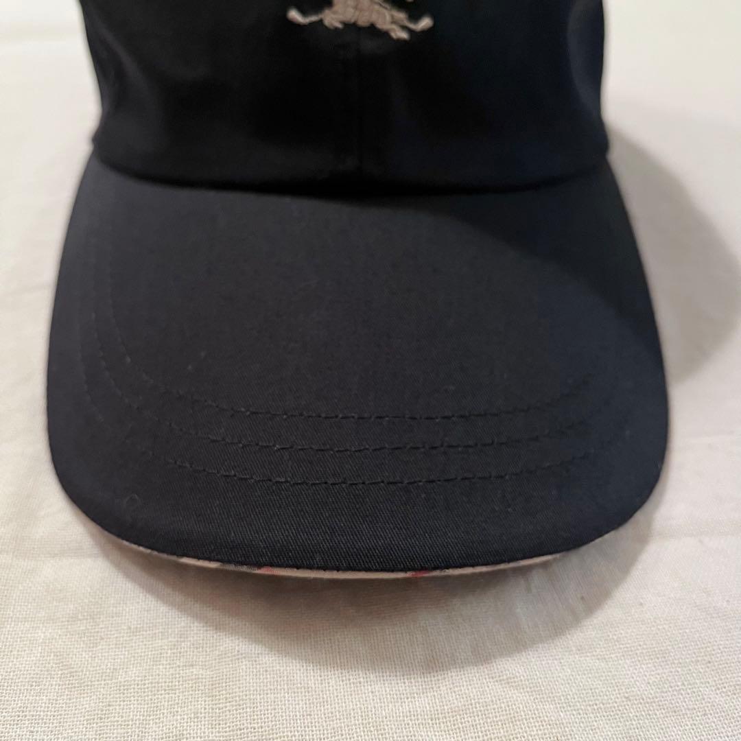 【未使用に近い★レア】バーバリーキャップ★ノバチェック★シャドーホース黒GOLF