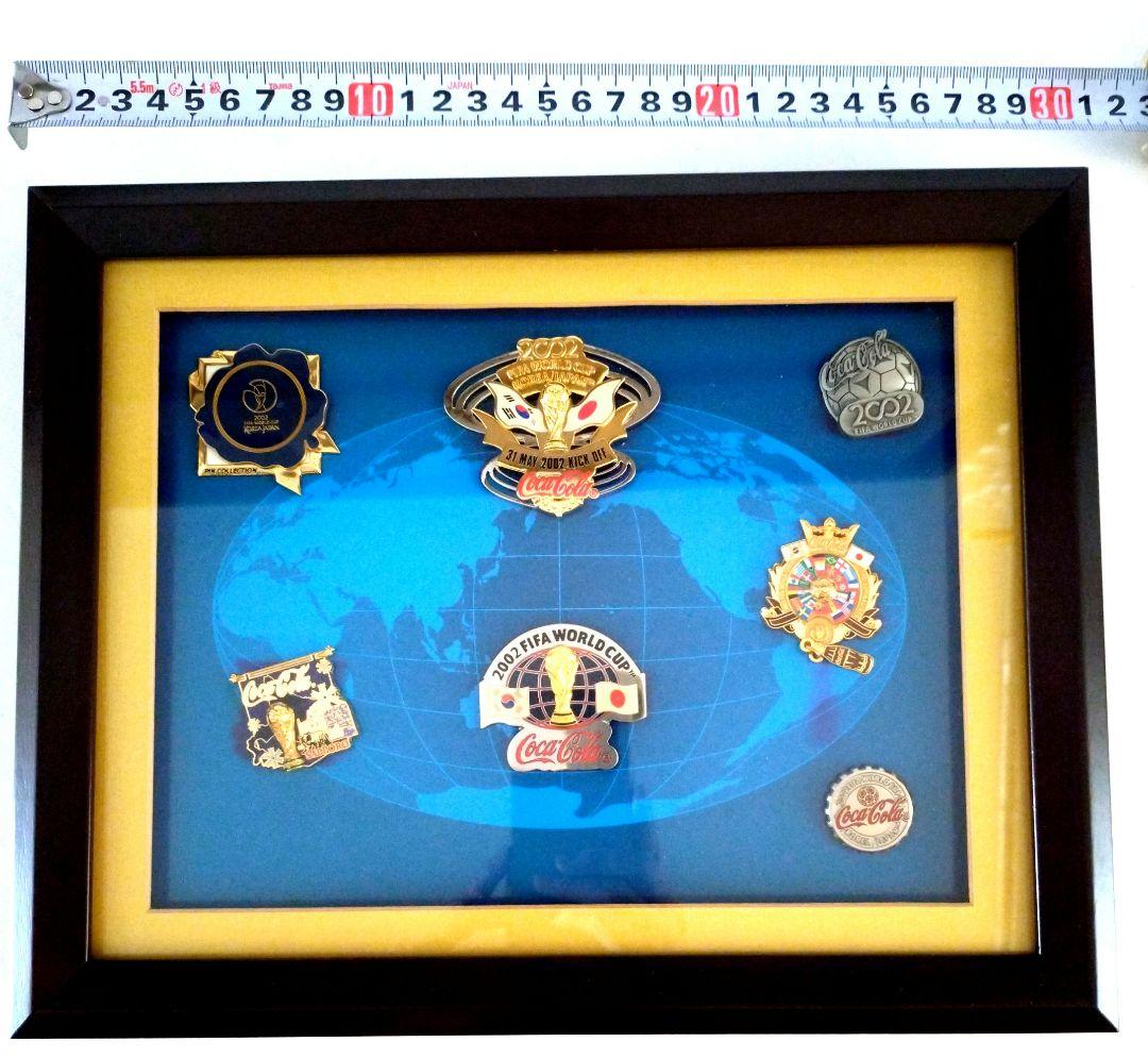 サッカーワールドカップ レア365カウントダウン、コーラピンバッジ＋プログラム