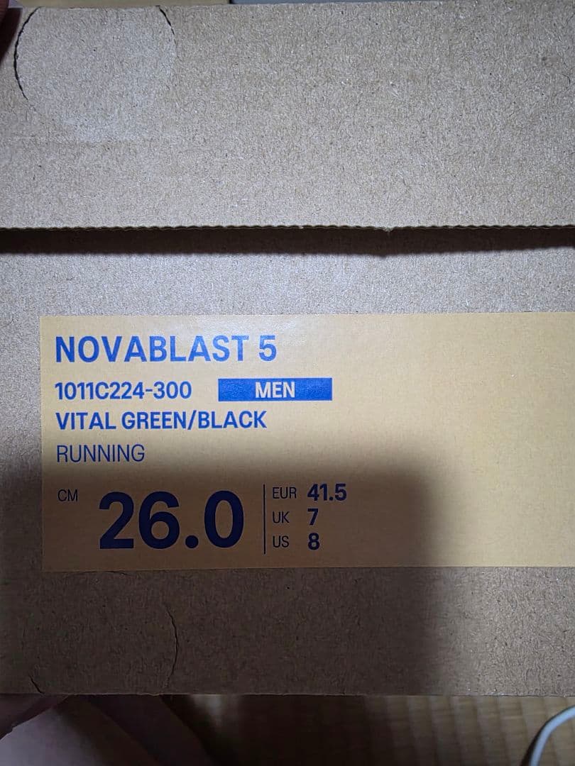 アシックス　NOVABLAST5　ノヴァブラスト5　26.0cm　新品未使用品