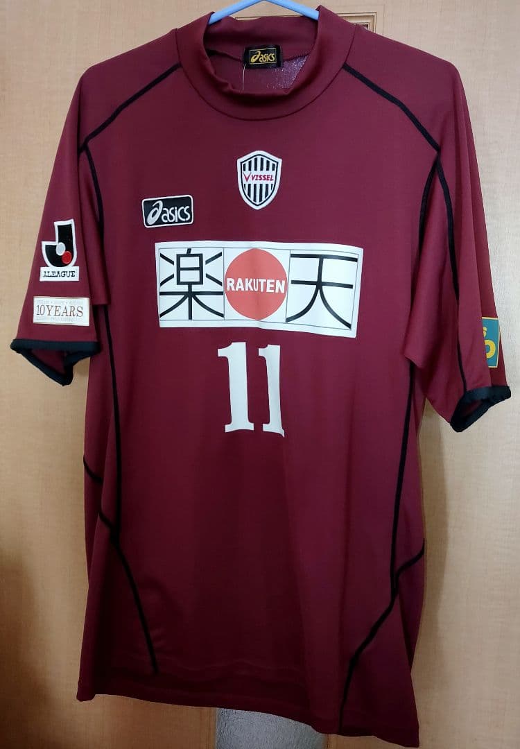 ヴィッセル神戸 三浦知良 直筆サイン入りレプリカユニフォーム XO(2XL相当)