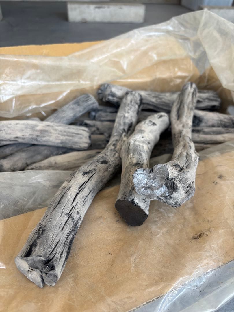 紀州備長炭 馬目樫 ウバメガシ 上小丸 15kg 紀州箱　最高級 焼鳥 備長炭
