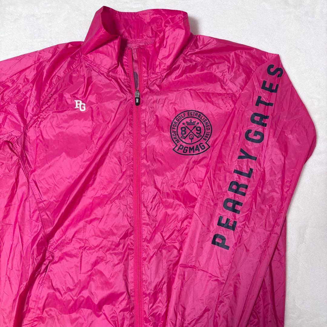 【美品】PEARLY GATES パッカブル　ナイロンジャケット　レインウェア