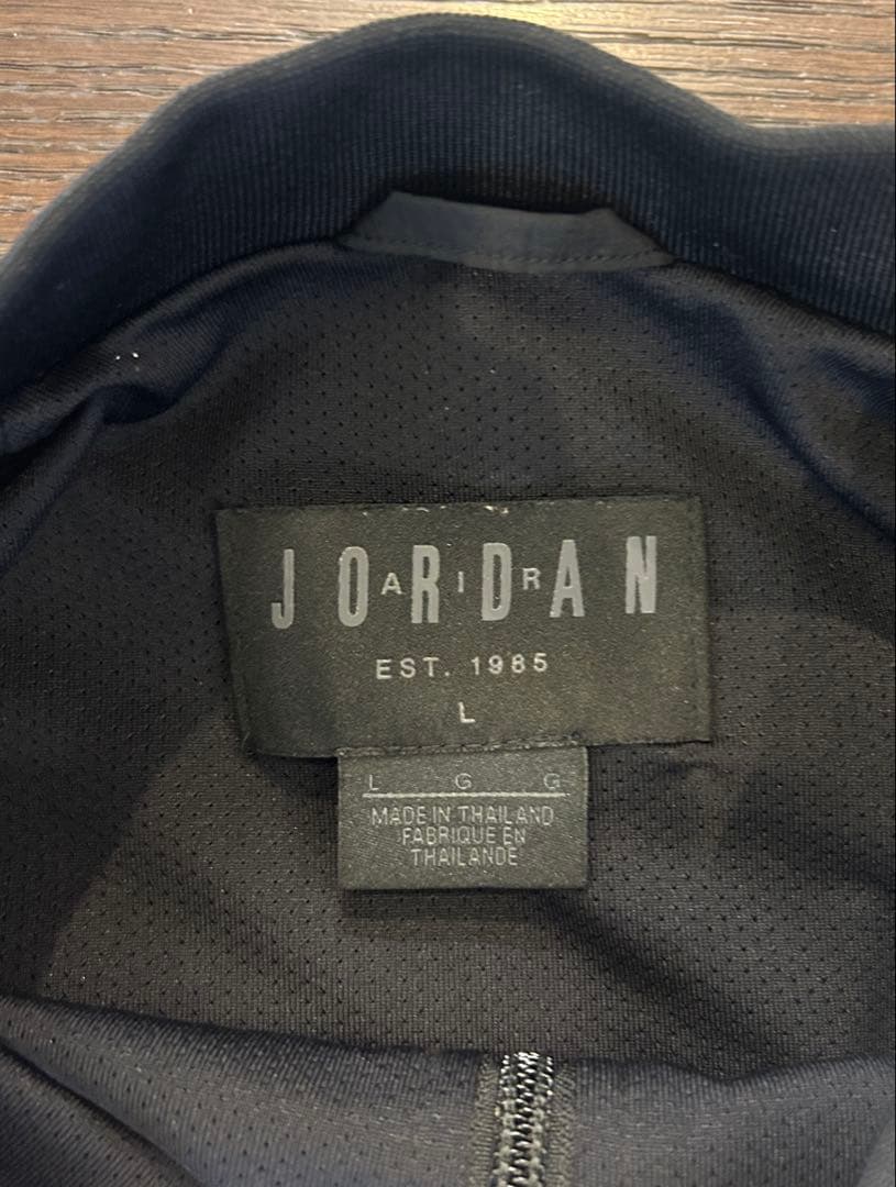【極美品】PSG×JORDAN AJ1 ジャケット　ブラック　Lサイズ