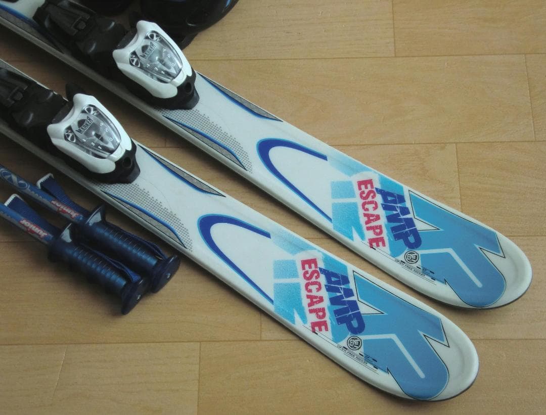 ■■送料無料■K2＋Hart■子供用スキーセット■板112靴21■WAX済■■