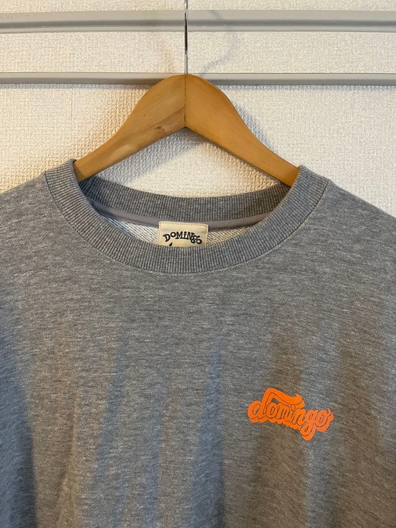 【極美品/Domingo】CAFE DOMINGO CREW SWEAT L