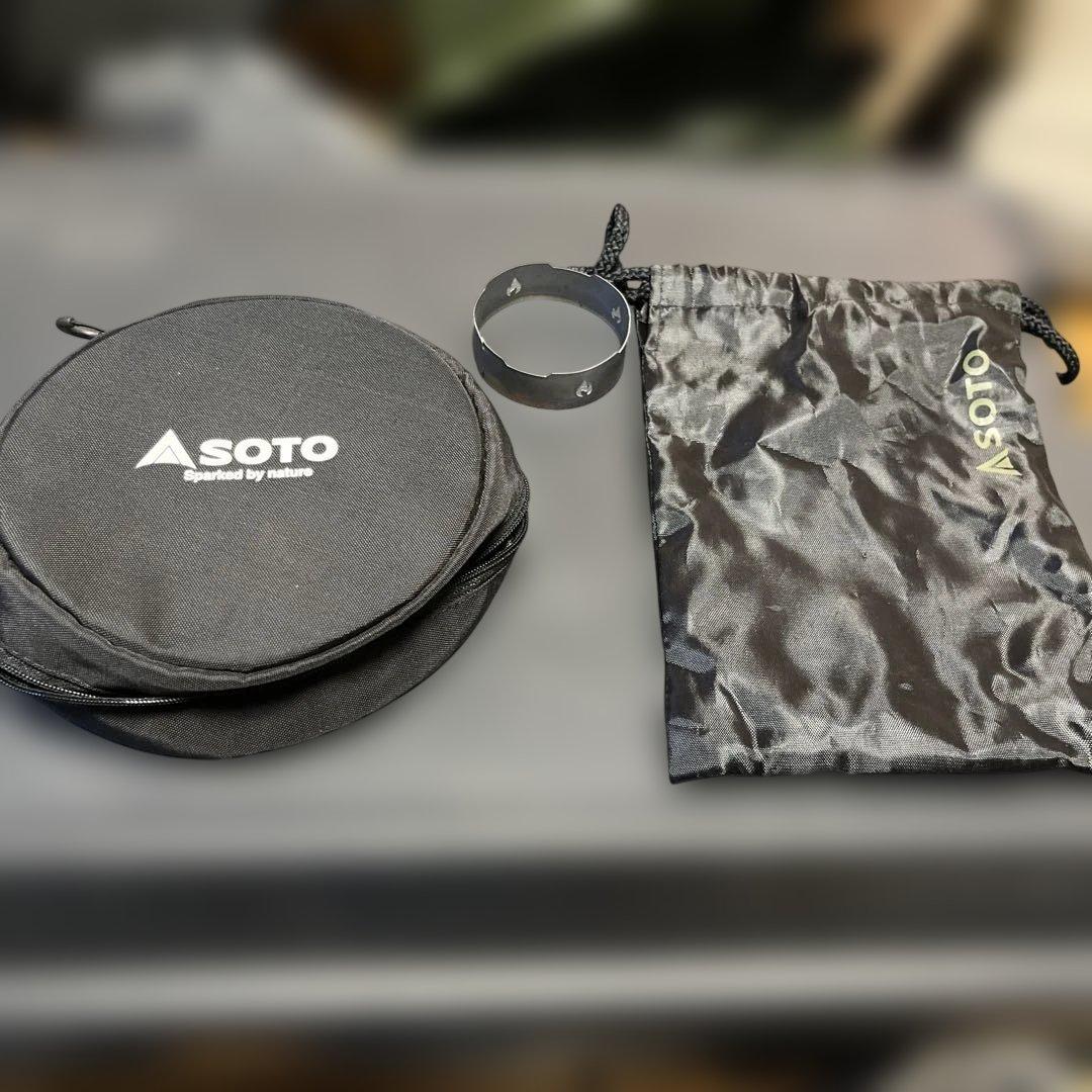 SOTO レギュレーターストーブ(オンライン限定モノトーン)+専用アシストセット