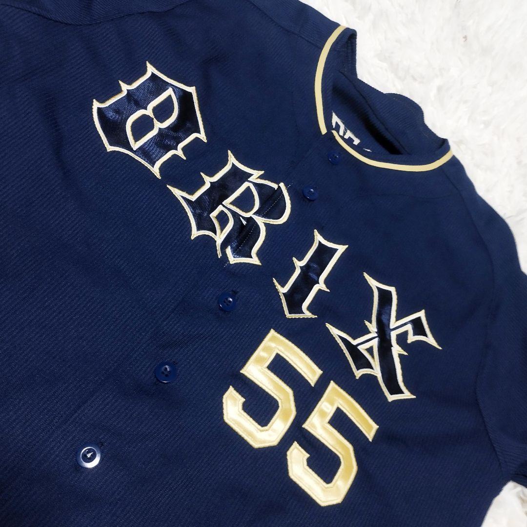 美品　デサント　オリックス・バファローズ　レプリカユニフォーム　T-岡田 L