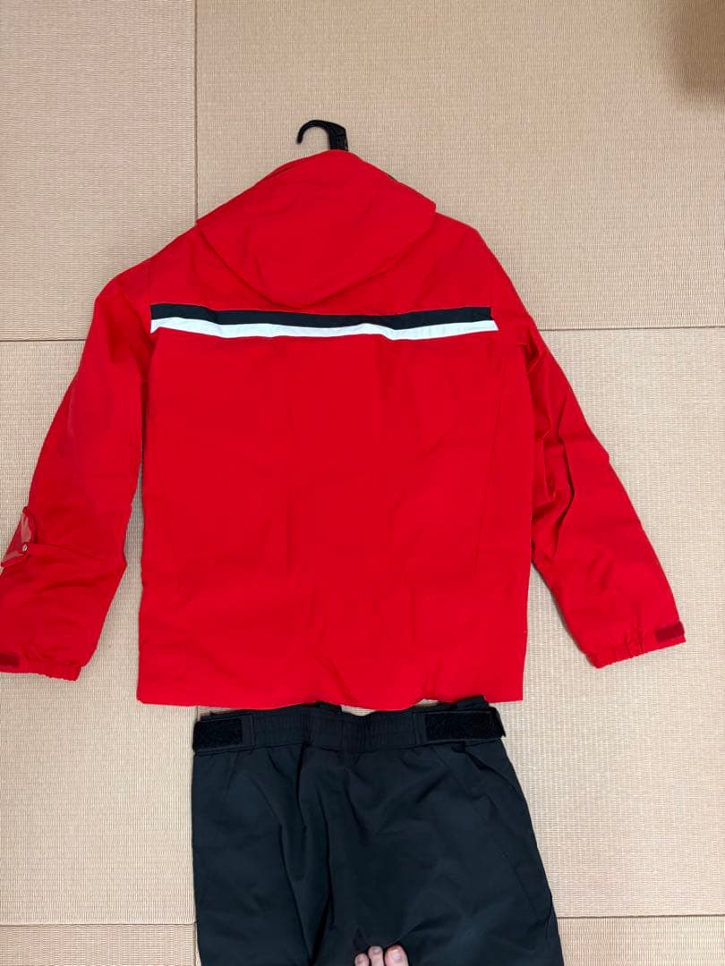 美品 DESCENTE デサント スキーウェア メンズ　近年モデル 赤×サイズＬ