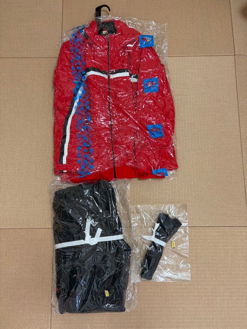 美品 DESCENTE デサント スキーウェア メンズ　近年モデル 赤×サイズＬ
