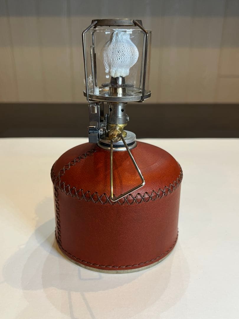  peak ギガパワーランタン天オート&メッシュグローブ&茶色革製カバー