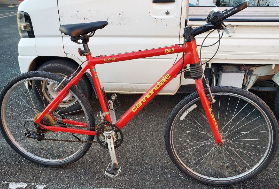 豊橋 Cannondale F500 CAD2 赤 クロスバイク キャノンデール