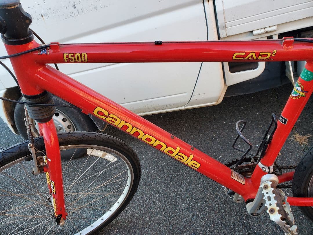 豊橋 Cannondale F500 CAD2 赤 クロスバイク キャノンデール
