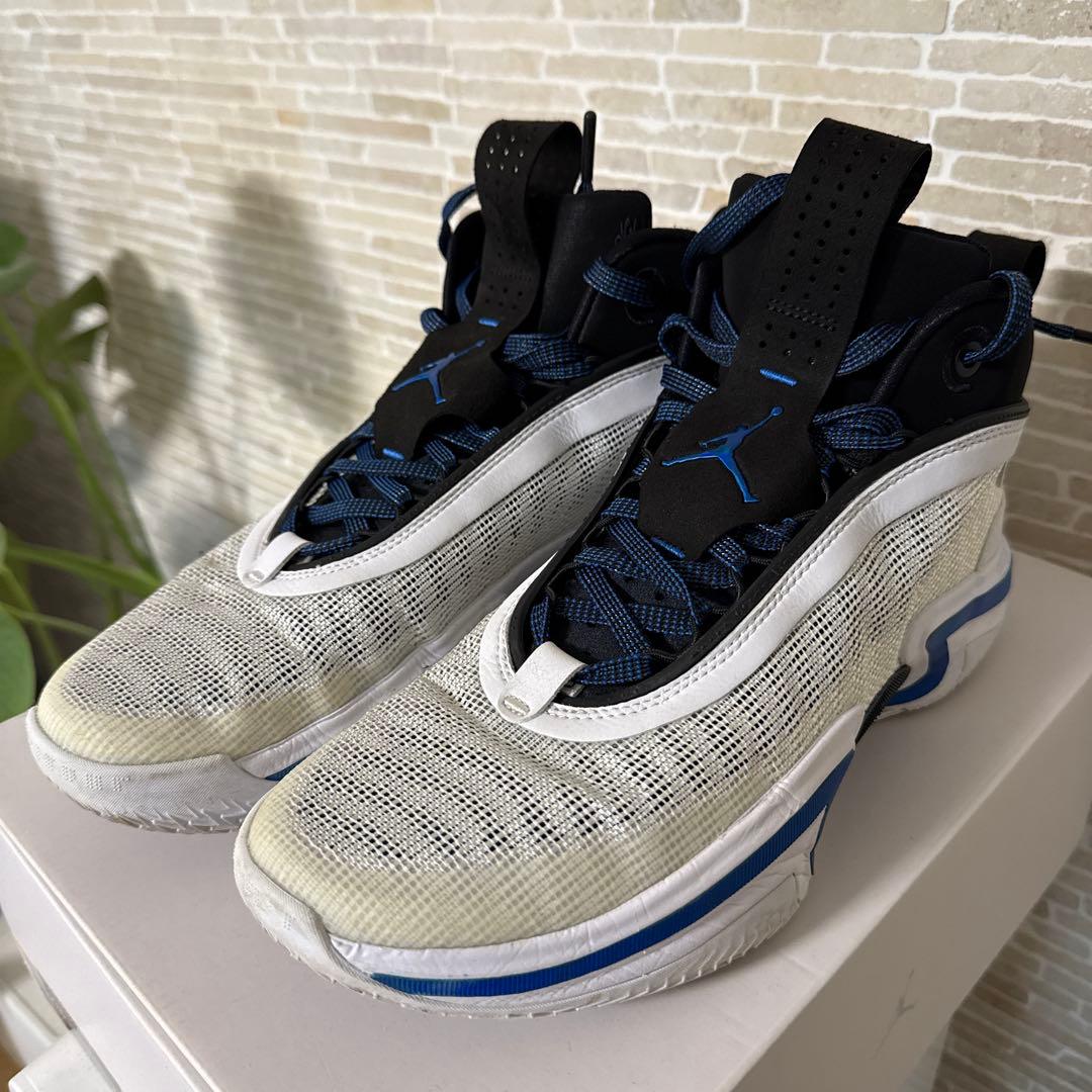 Air JORDAN36 PF NIKE ホワイト、ブルー、ブラック