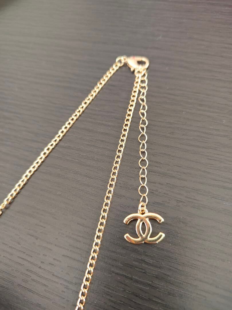 CHANEL アルファベットモチーフ ネックレス/ピアスセット