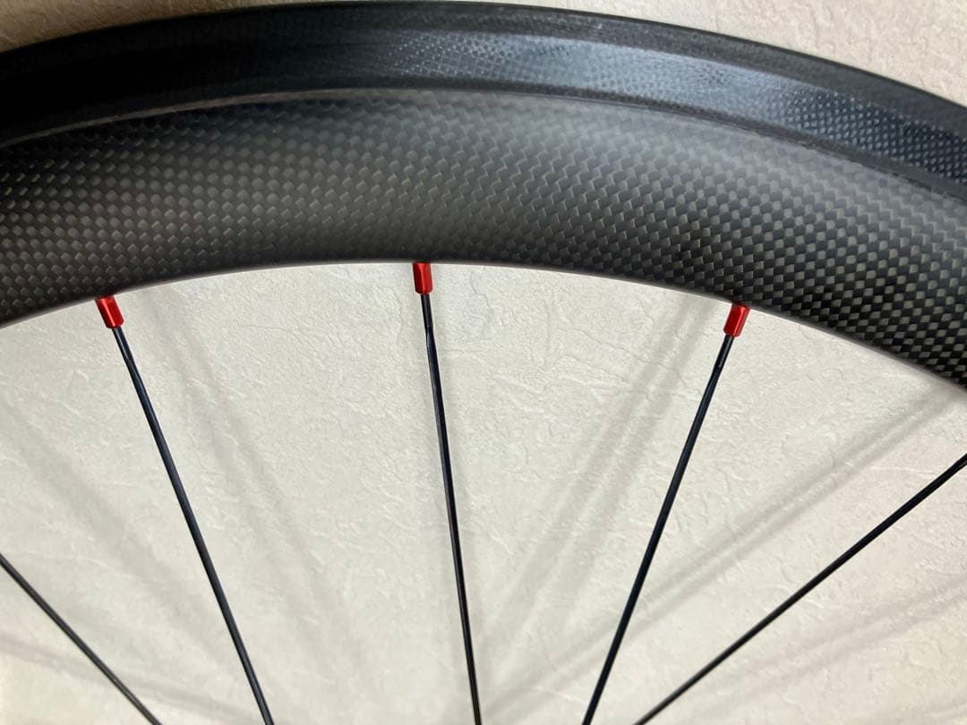 軽量LWCホイール SL 50mm クリンチャー リム 前後1371g【良品】