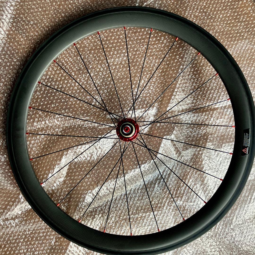 軽量LWCホイール SL 50mm クリンチャー リム 前後1371g【良品】