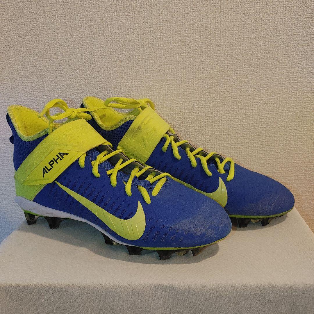 NIKE　フットボール　25.5センチ ポイント　スパイク　ブルー×イエロー