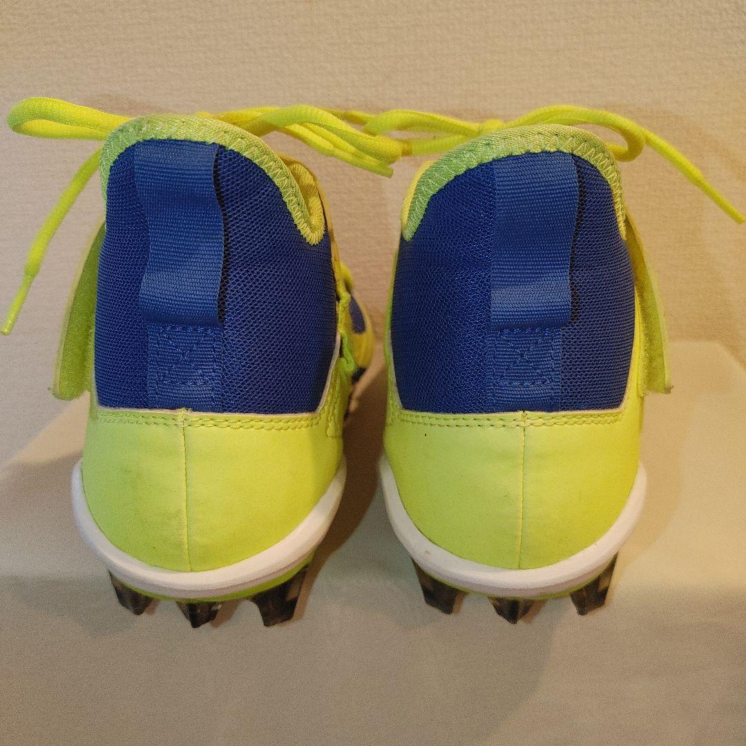 NIKE　フットボール　25.5センチ ポイント　スパイク　ブルー×イエロー