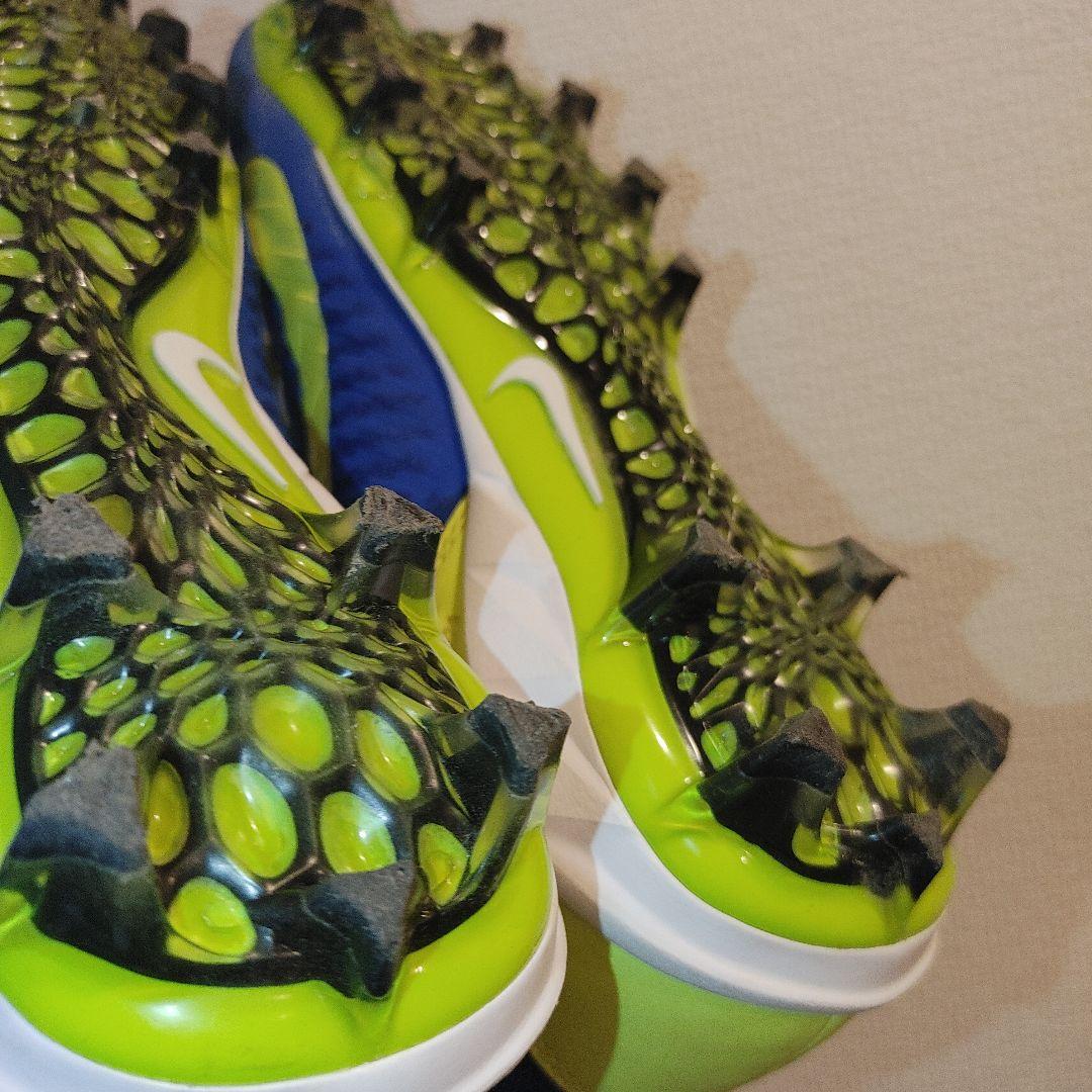 NIKE　フットボール　25.5センチ ポイント　スパイク　ブルー×イエロー