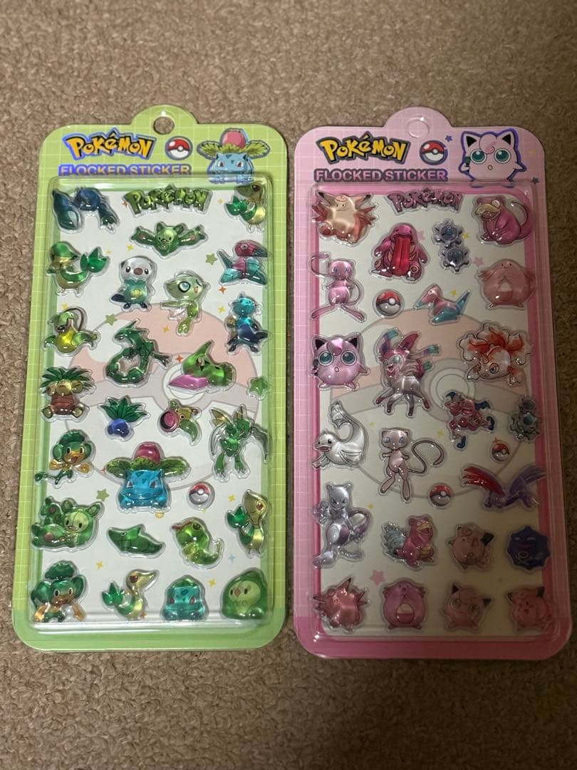 ポケモン 3Dステッカー8セット