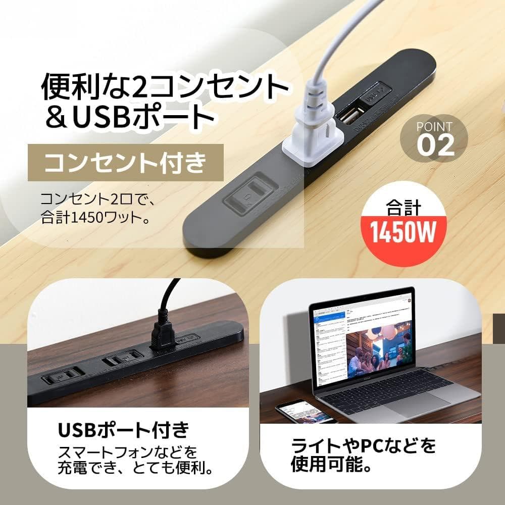 【新品・未開封】OSJ デスク付き ロフトベッド コンセント付き シングルサイズ