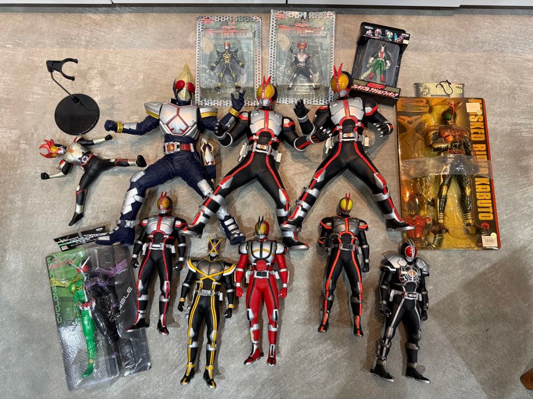 仮面ライダー ソフビ、フィギュア　14体