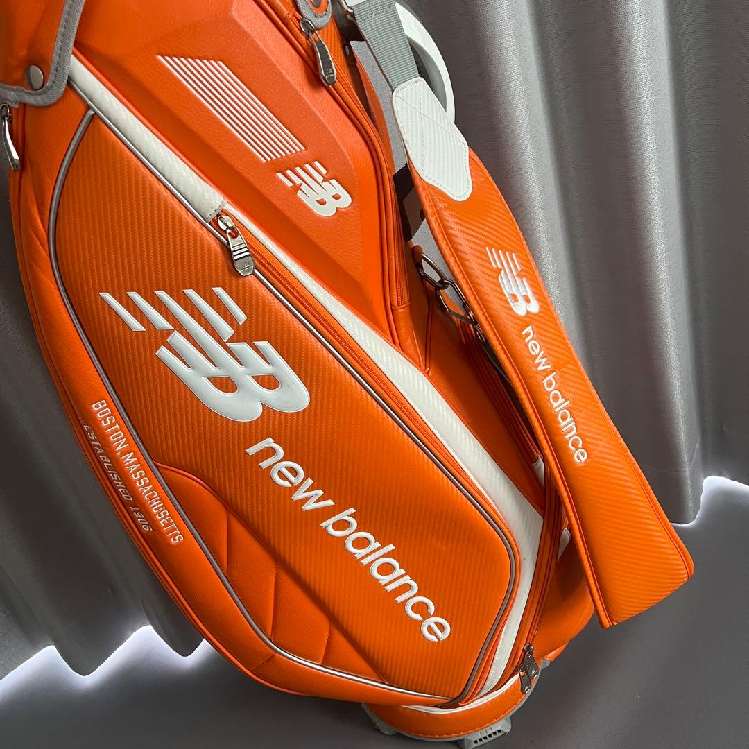 NEW BALANCE GOLF ニューバランスゴルフ　キャディバッグ　レザー