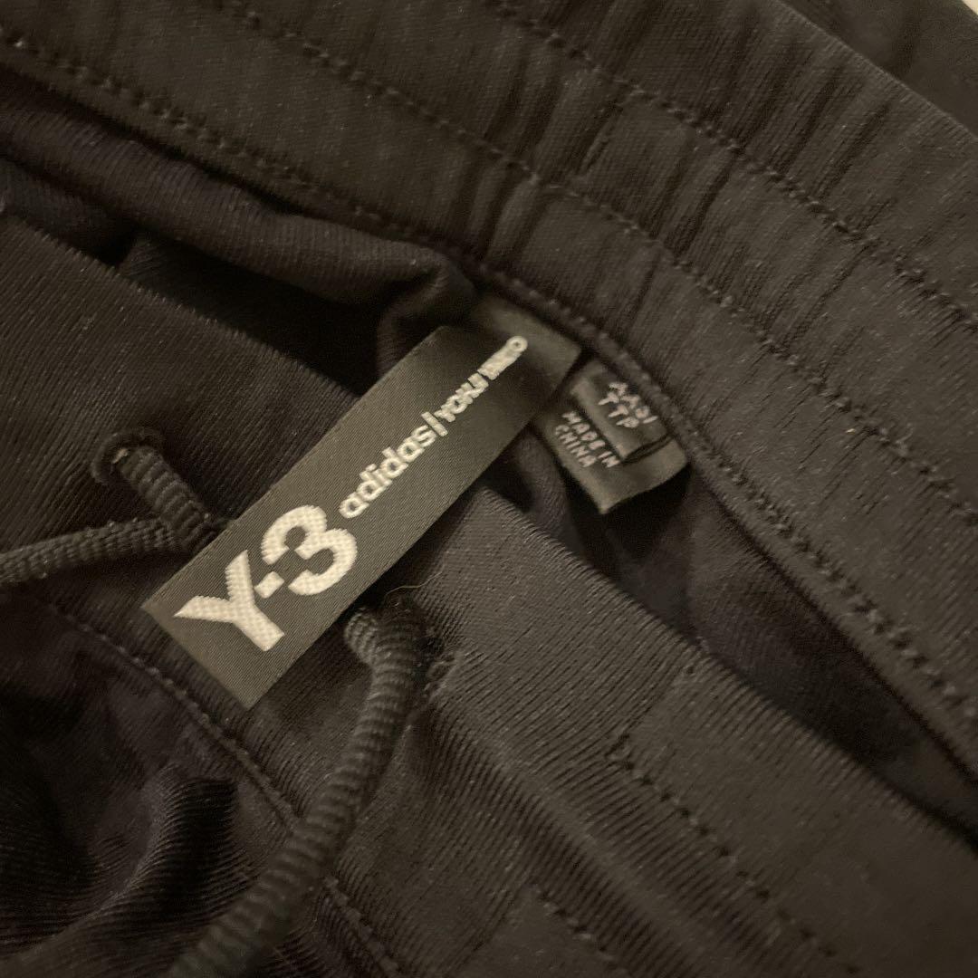 Y-3艶ありブラックスエットSサイズ
