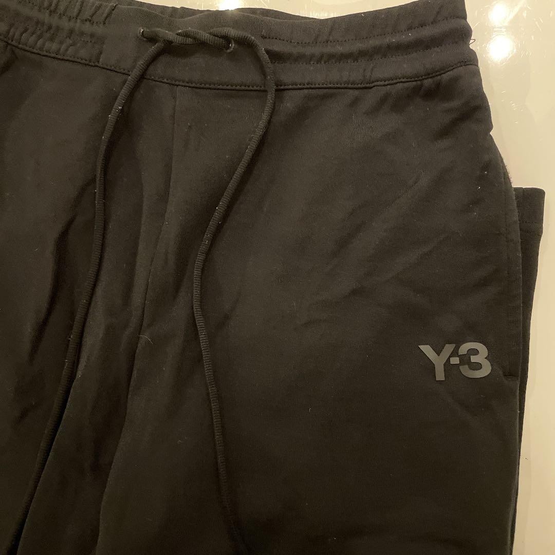 Y-3艶ありブラックスエットSサイズ