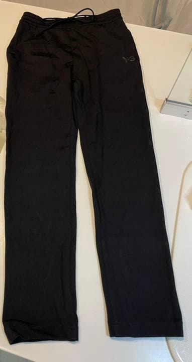 Y-3艶ありブラックスエットSサイズ